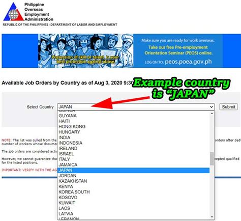 poea job orders by country|Job Opportunities Abroad for OFW .
